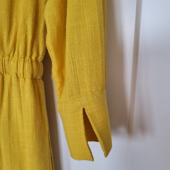 Yellow Midi Shirtdress - Picture 4 of 8